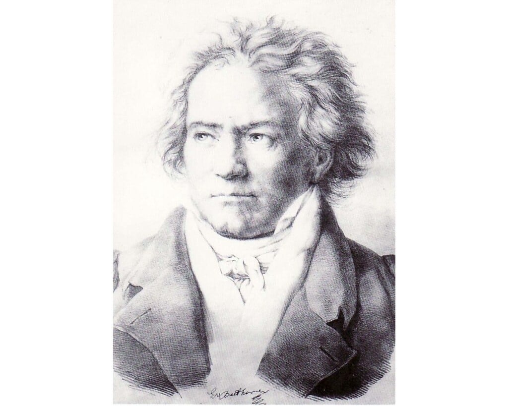Beethoven Portrait Postcard Pack Of 6